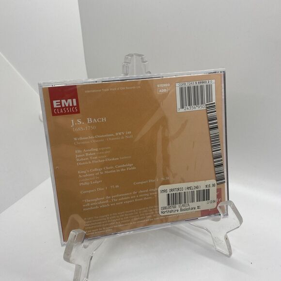 J S BACH - Christmas Oratorio - 2 CD - BRAND NEW/STILL SEALED EMI - Picture 6 of 6